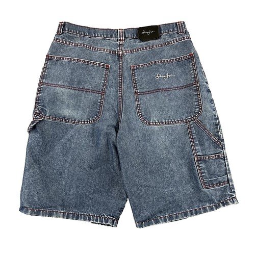 Sean John Distressed Denim Shorts