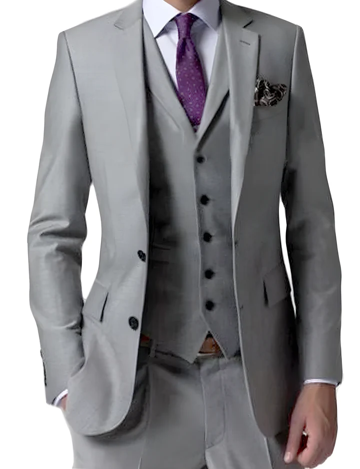 Sean John Three-Piece Grey Suit