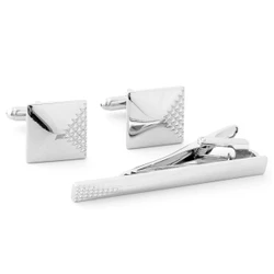 Sean John Tie Clip & Cufflink Set