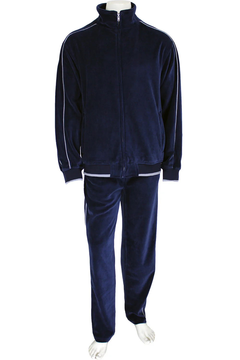 Sean John Velour Tracksuit Set - Navy